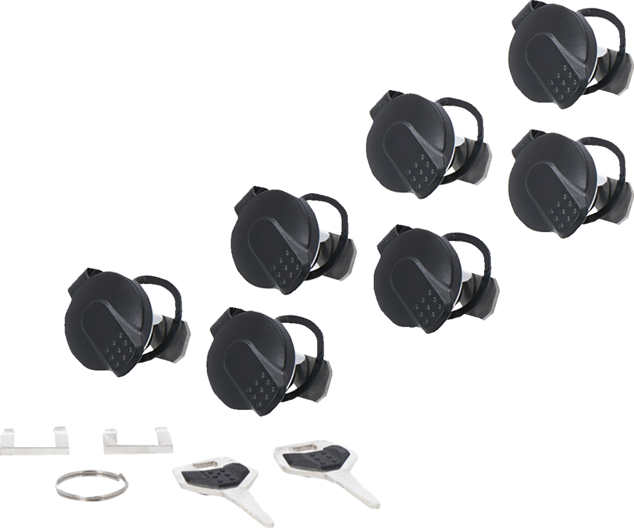 SW-Motech TRAX Lock Set - 7 Matching Locks With Keys