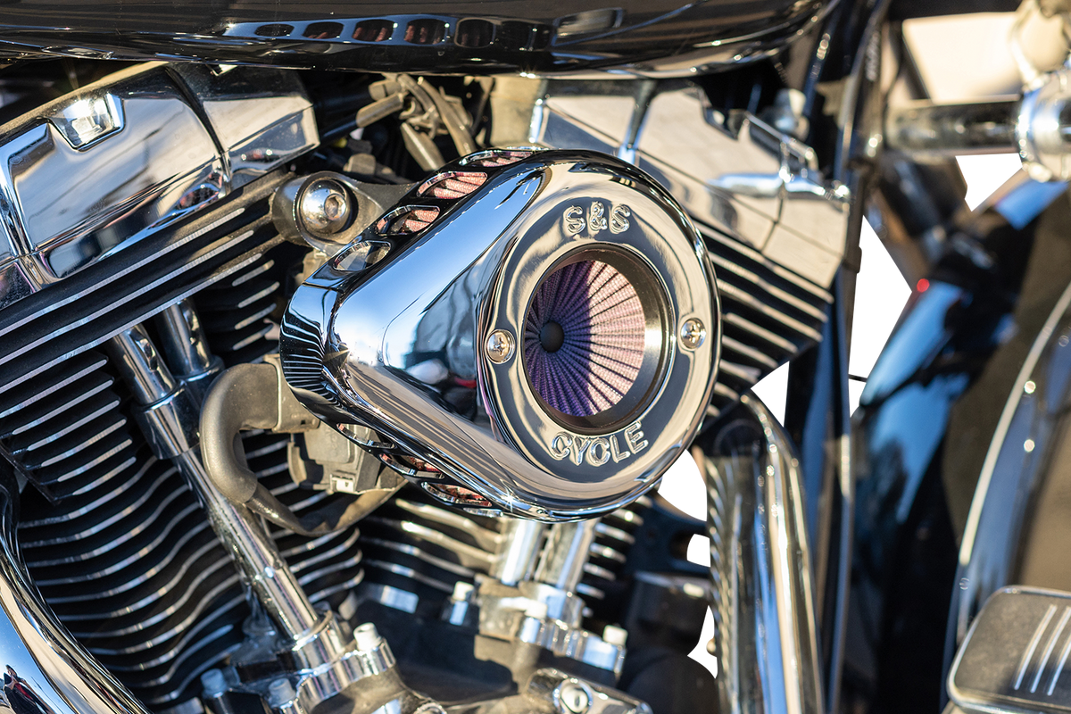 S&S Cycle Air Stinger Stealth Air Cleaner Kit - Chrome