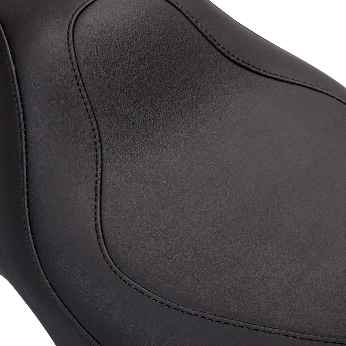 Mustang Tripper™ Solo Seat - Without Backrest - Stitched - Black - FLH/FLT '08-'25