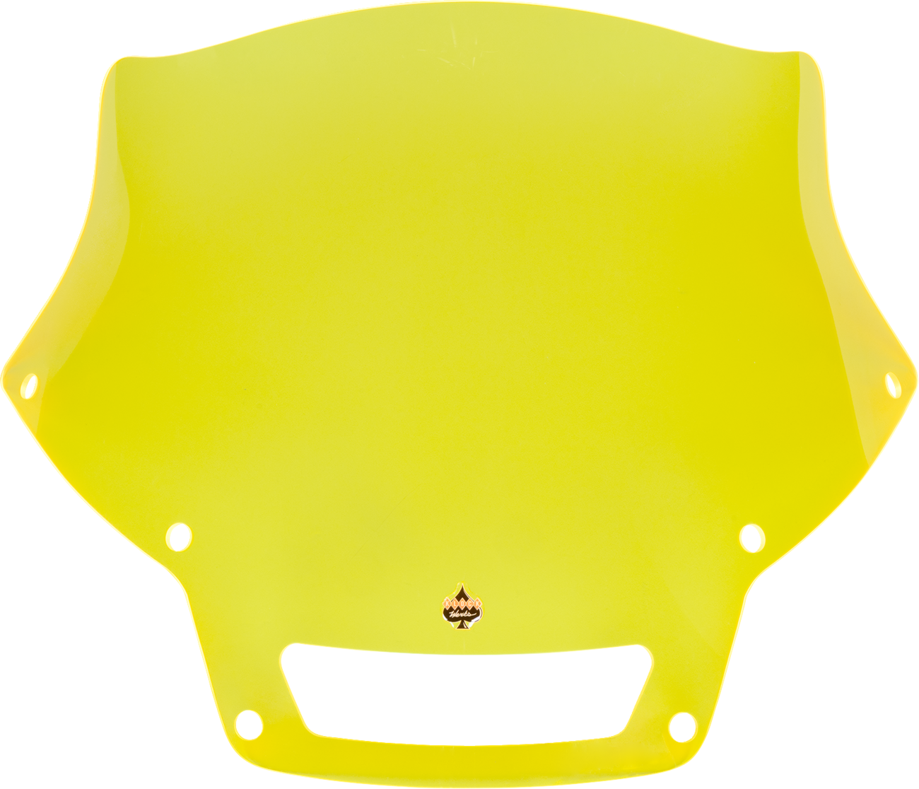Klock Werks Ice Flare® Windshield - Yellow / 8"