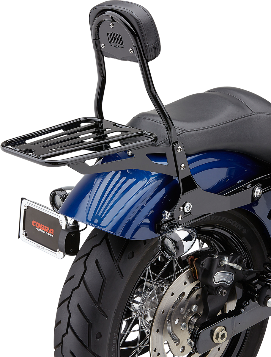 Cobra Backrest Kit - 14" - Black - Dyna