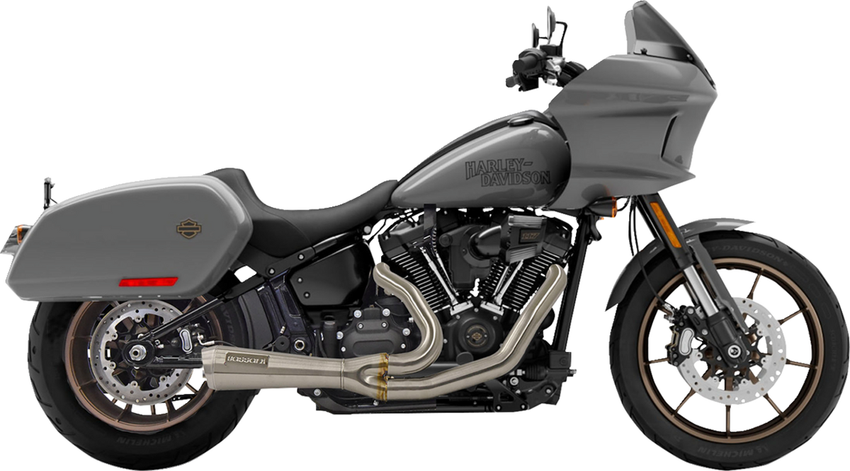 Bassani Xhaust The Ripper Short Road Rage 2-Into-1 Exhaust System - Stainless Steel