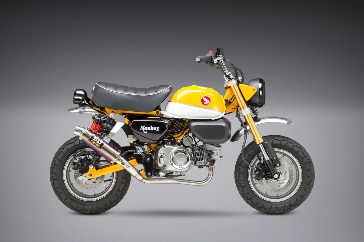Yoshimura U.S. SPEC MONKEY 19-26 Race GP-MAGNUM Stainless Full Exhaust, W/ Titanium Muffler