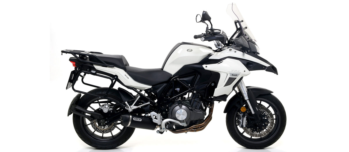 Arrow 71878AKN Race-Tech Aluminium Dark Slip On With Carbon End Cap