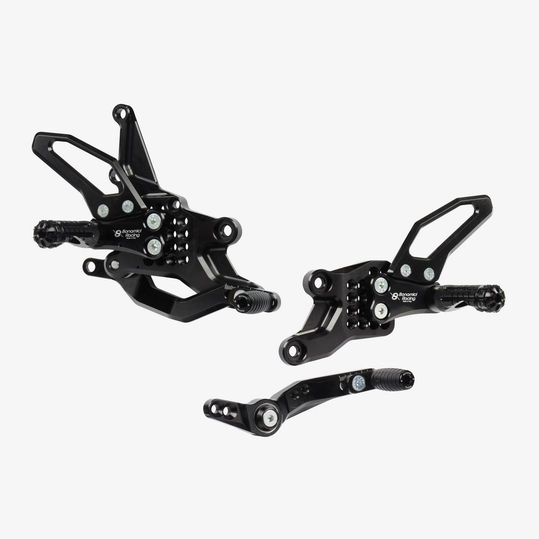 Bonamici Racing Adjustable Rearsets - Yamaha YZF R7