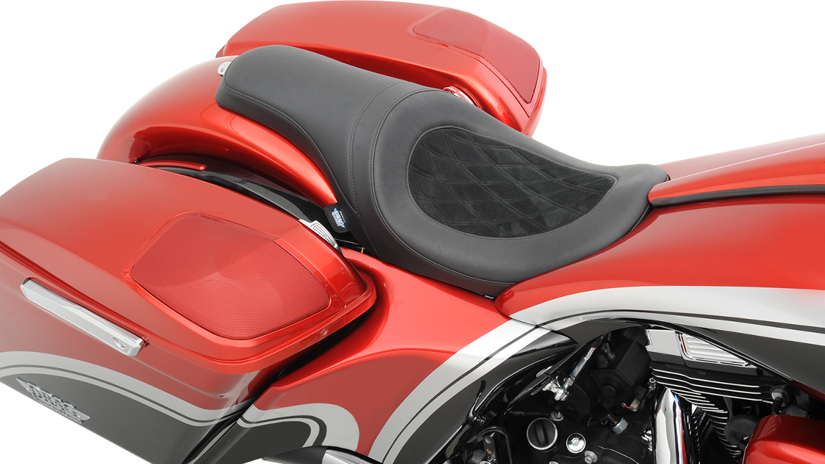 Drag Specialties Seats Predator Seat - Diamond - Yaffe Razor Gas Tank - FL '10-'23