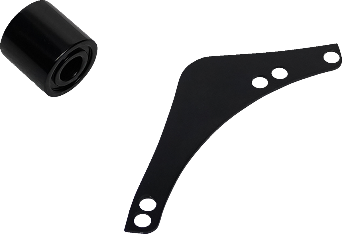 Arlen NESS Replacement Breather Bolt Cover Plate - Inverted/Method/Clear Tear/Sidekick - Left - Black