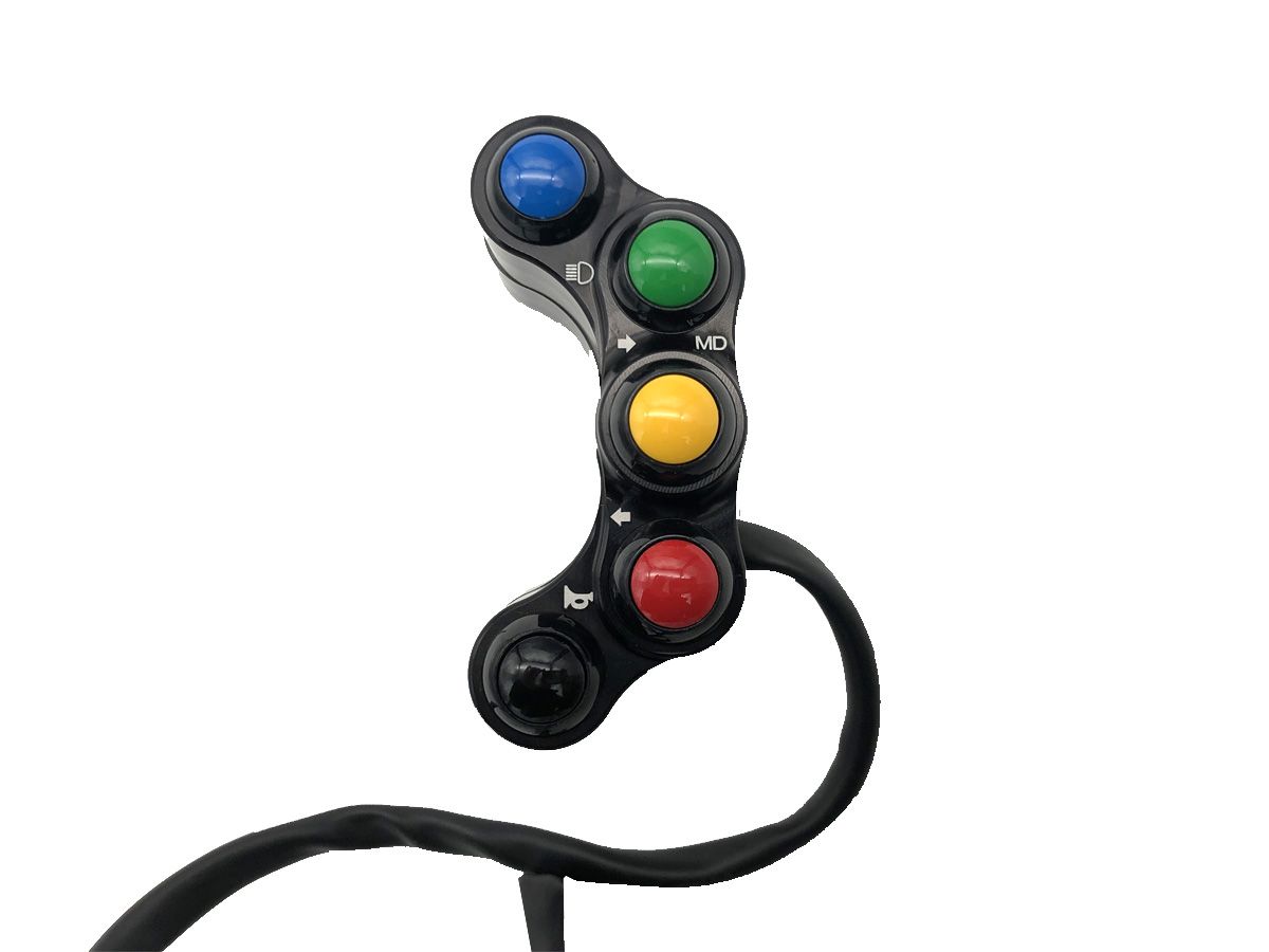 WRS 8 BUTTON LEFT STREET SWITCH DUCATI PANIGALE V4 2018-23 / V4S 2018-23 / V4R 2019-20 / V4R 2023 / STREETFIGHTER V4-S 2020-21