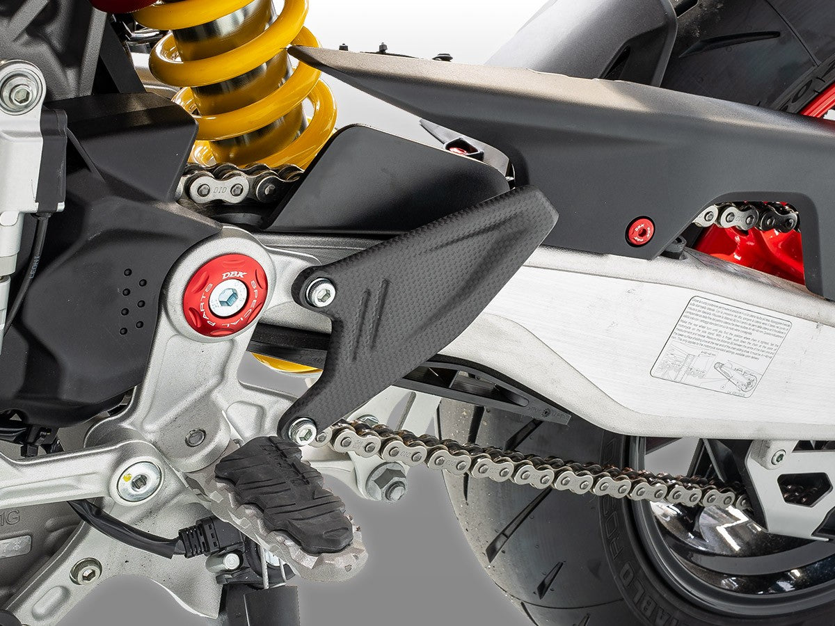 CRB169O - HM 698 MONO MATT CARBON HEEL GUARDS