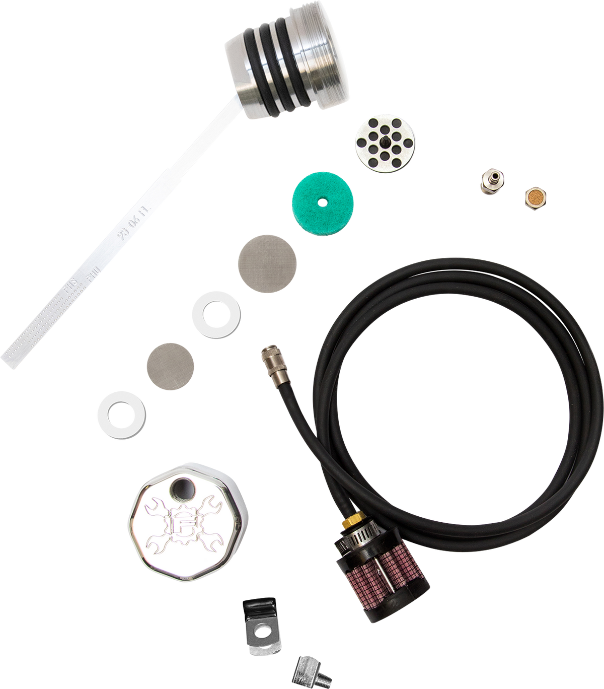 Feuling Parts Vented Dipstick - Polished - Touring