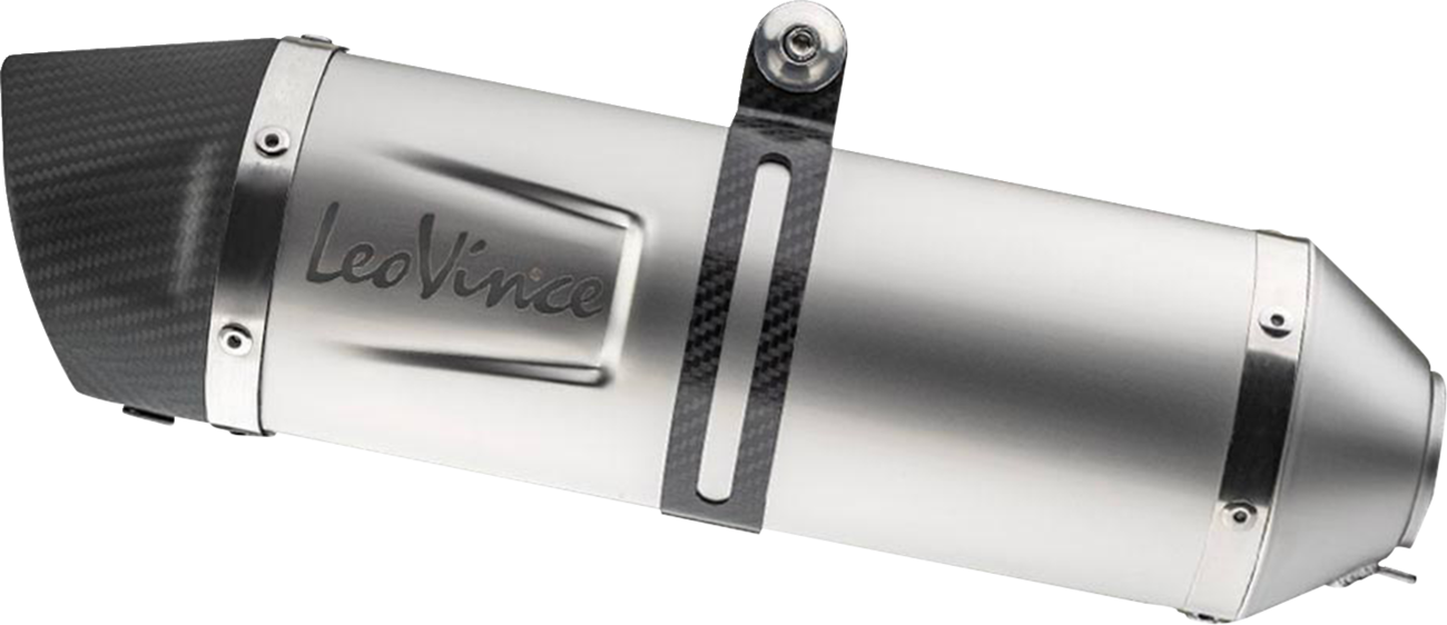 LeoVince LV One Evo Slip-On Muffler - Stainless Steel - FZ8