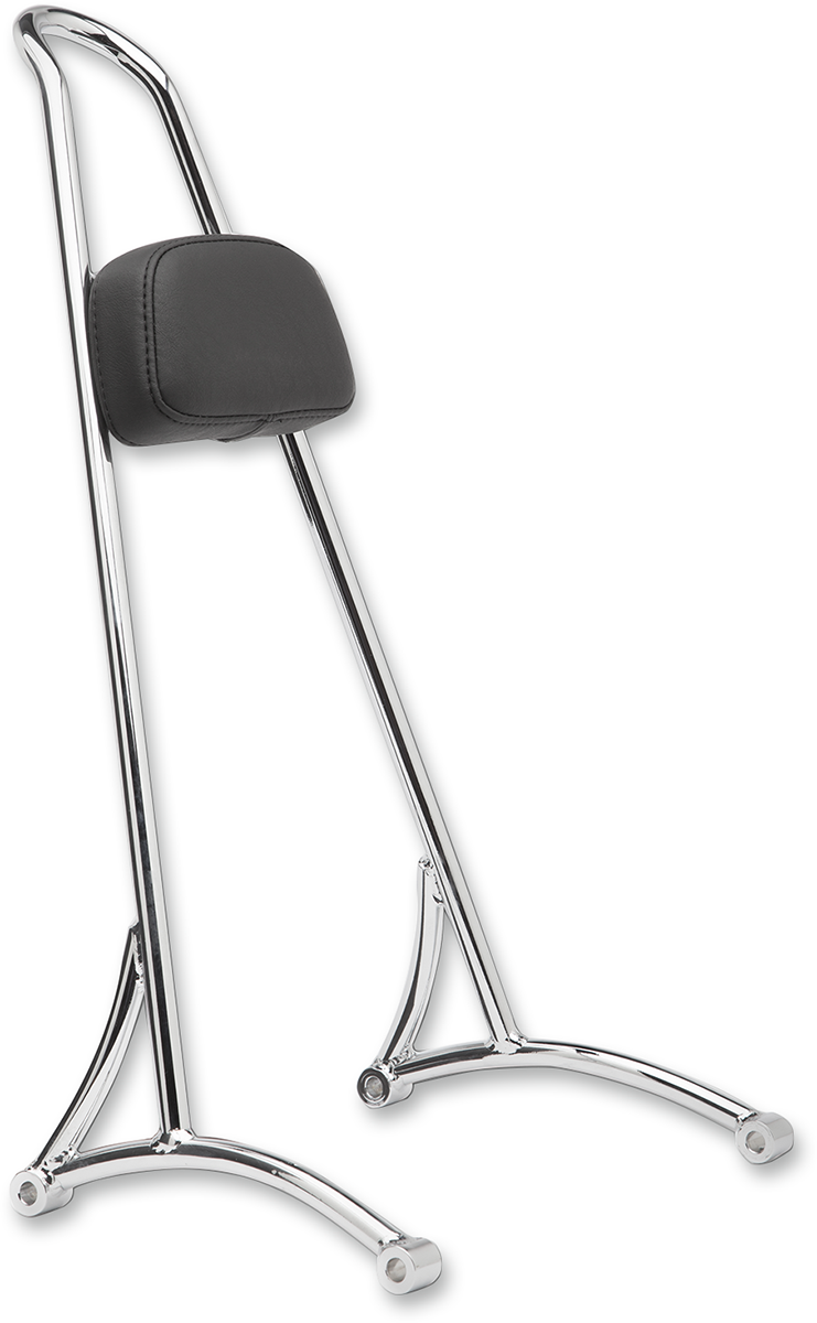 Burly Brand 20" Tall Sissy Bar - Chrome - HD Sportster '94-'03
