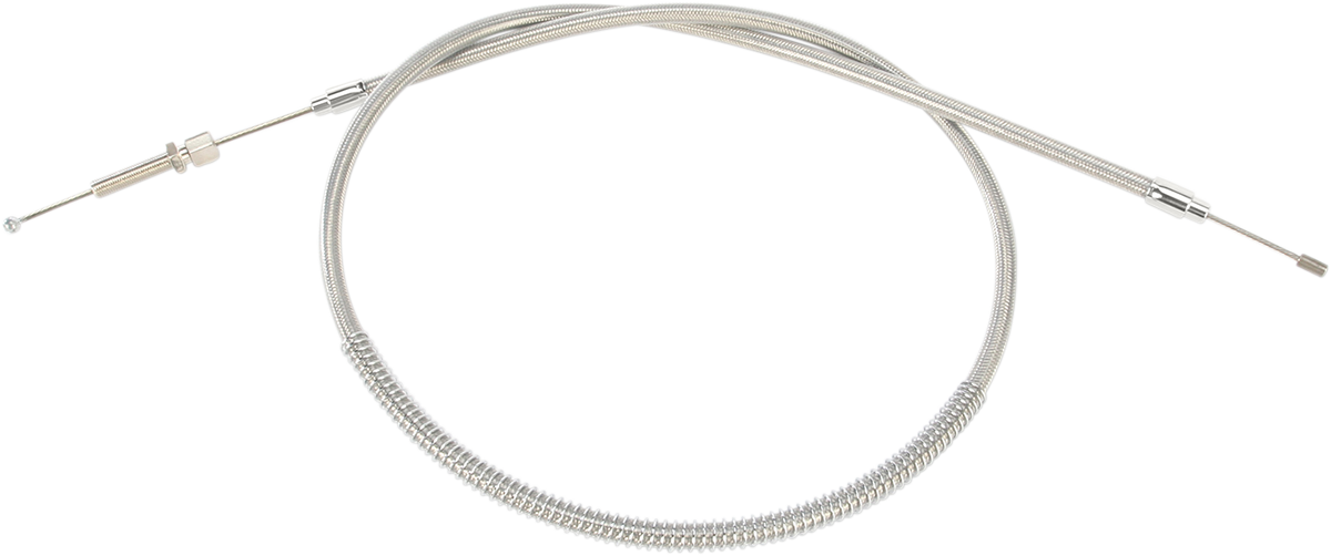 Barnett High-Efficiency Stainless Steel Clutch Cable For Harley-Davidson - Standard - '68-'85