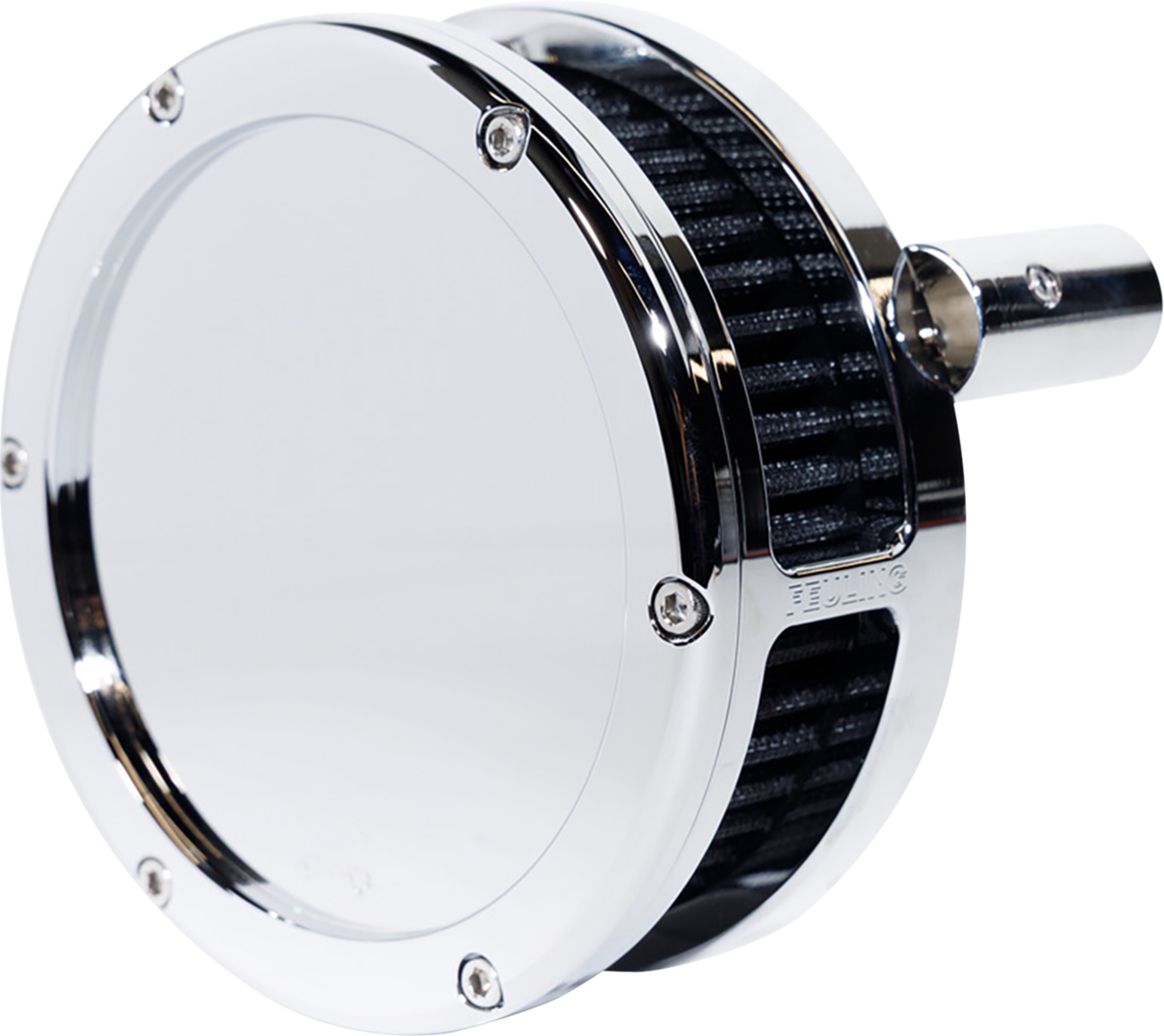 Feuling Parts Slim BA Air Cleaner Kit - Chrome - Black Filter - '93-'99 EVO Big Twin