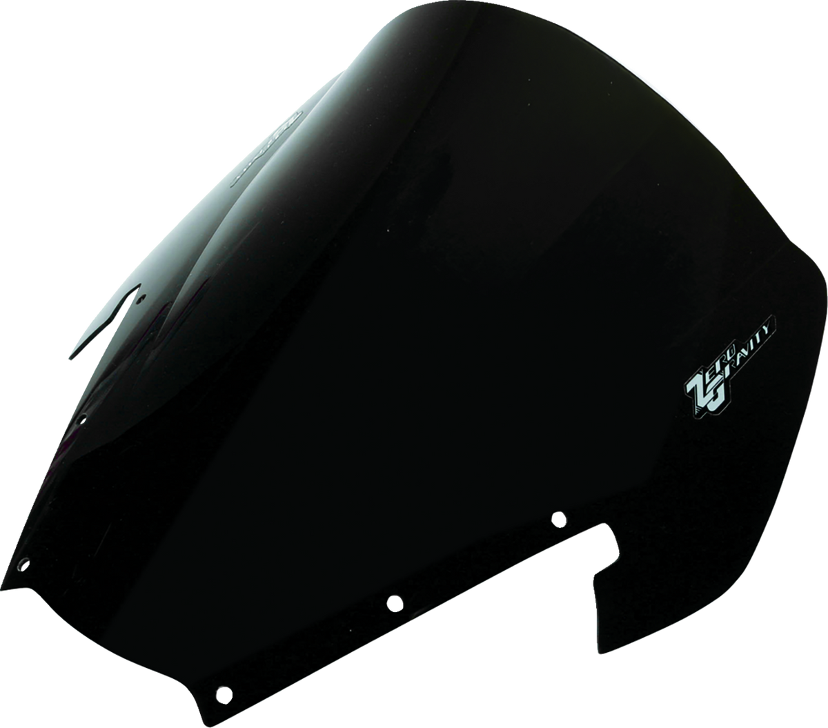 Zero Gravity Double Bubble Windscreen - Dark Smoke - FZ1
