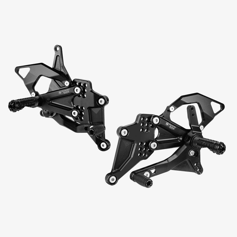 Bonamici Racing Adjustable Rearsets - Kawasaki ZX-6R