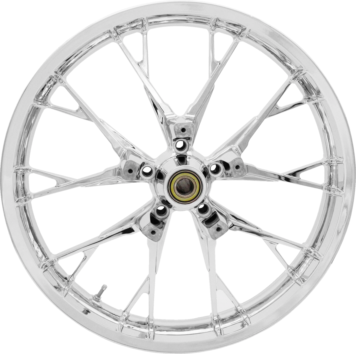 Coastal Moto Wheel - Marlin - Front - Dual Disc/Without ABS - Chrome - 21x3.5