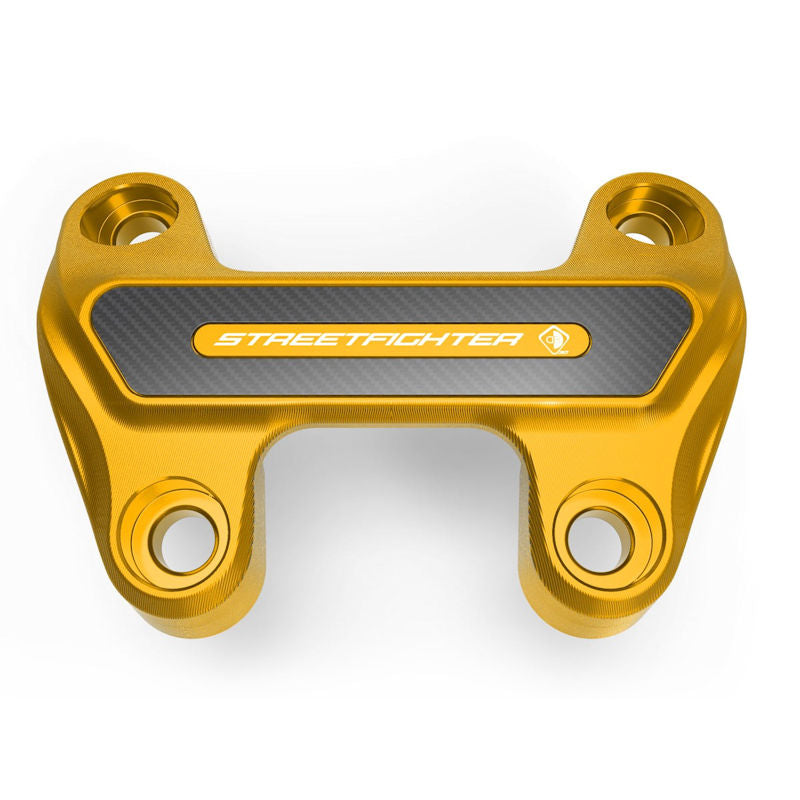 Ducabike DBK Carbon Fiber CNC 3D Handlebar Clamp Ducati Streetfighter V4 V4S