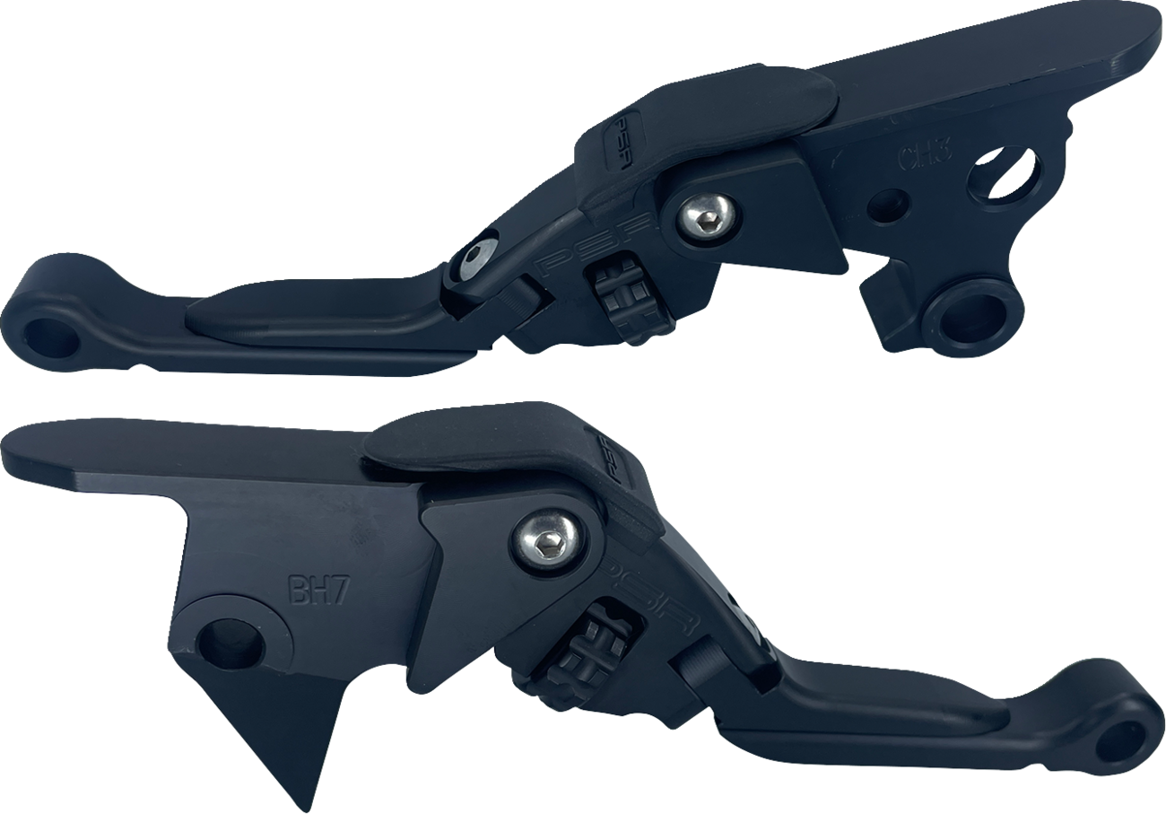 PSR Anthem Pro Adjustable Lever Set For Harley Models - Black