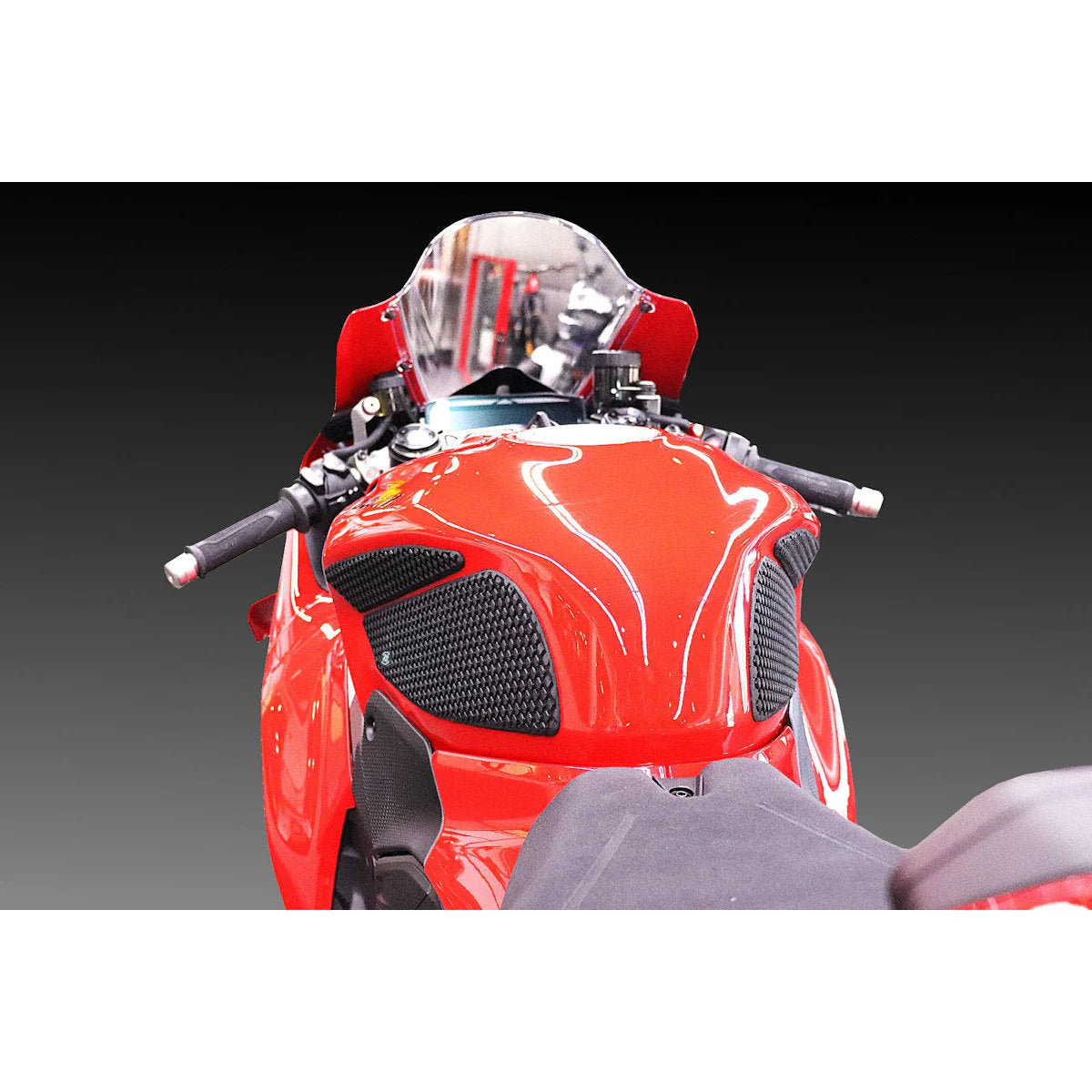TechSpec Snake Skin Tank Protection Traction Grip Pads Panigale V4 V4S Tricolore