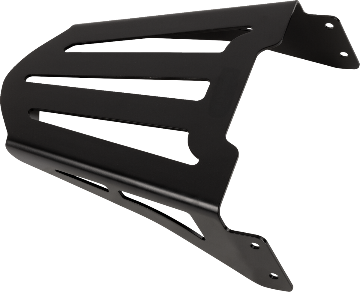 Cobra Sissy Bar Luggage Rack - Black - Laser-Cut