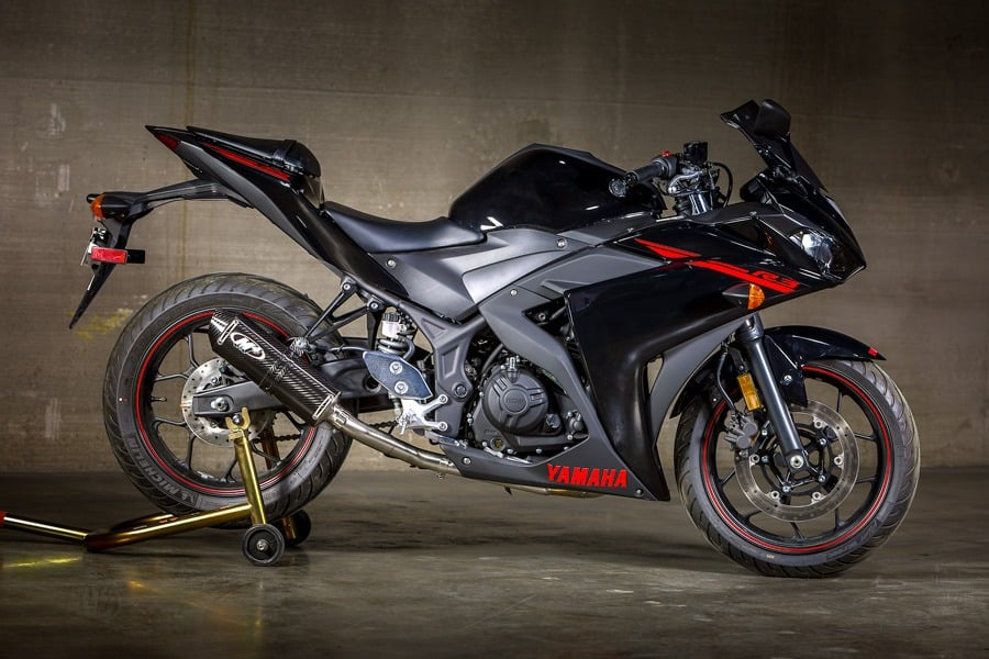 M4 Exhaust 2015-R3 Full System Carbon Fiber Canister