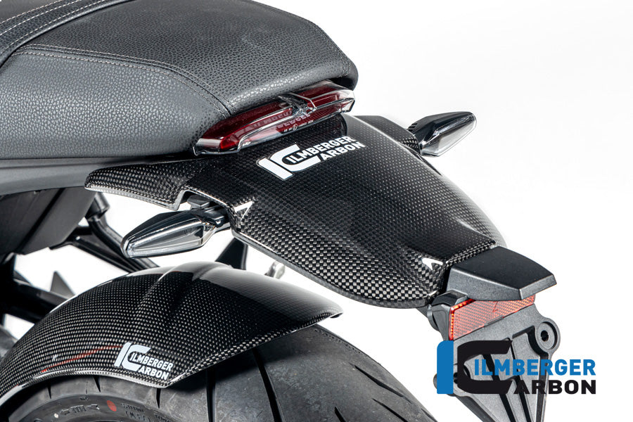 Ilmberger Carbon License Plate Fender Cover BMW R12 NineT - Gloss / Twill