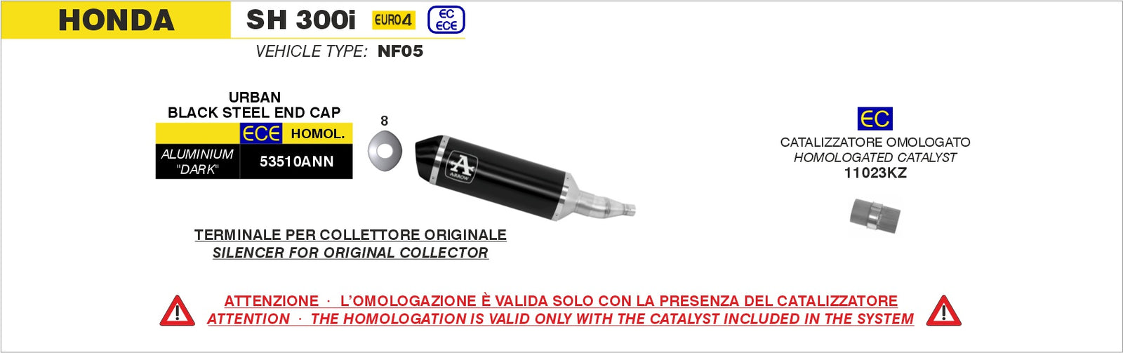 11023KZ Catalytic Converter Kit