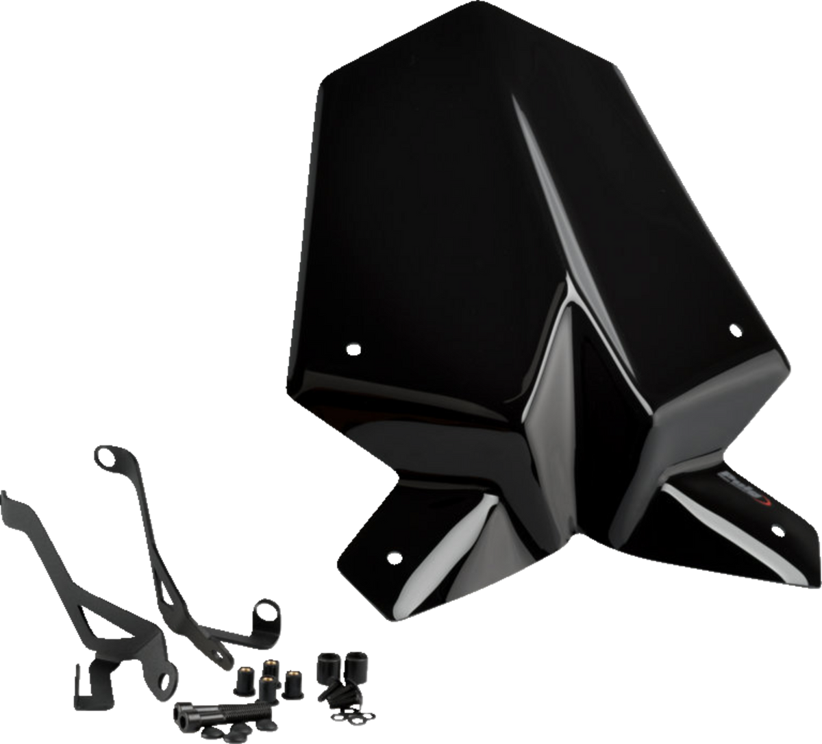 PUIG HI-Tech Parts New Generation Windscreen - 16-1/4" - Black - 1290 Super Duke R