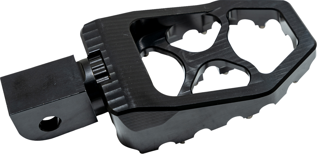 Burly Brand MX Evolution Passenger Pegs - Black - Softail