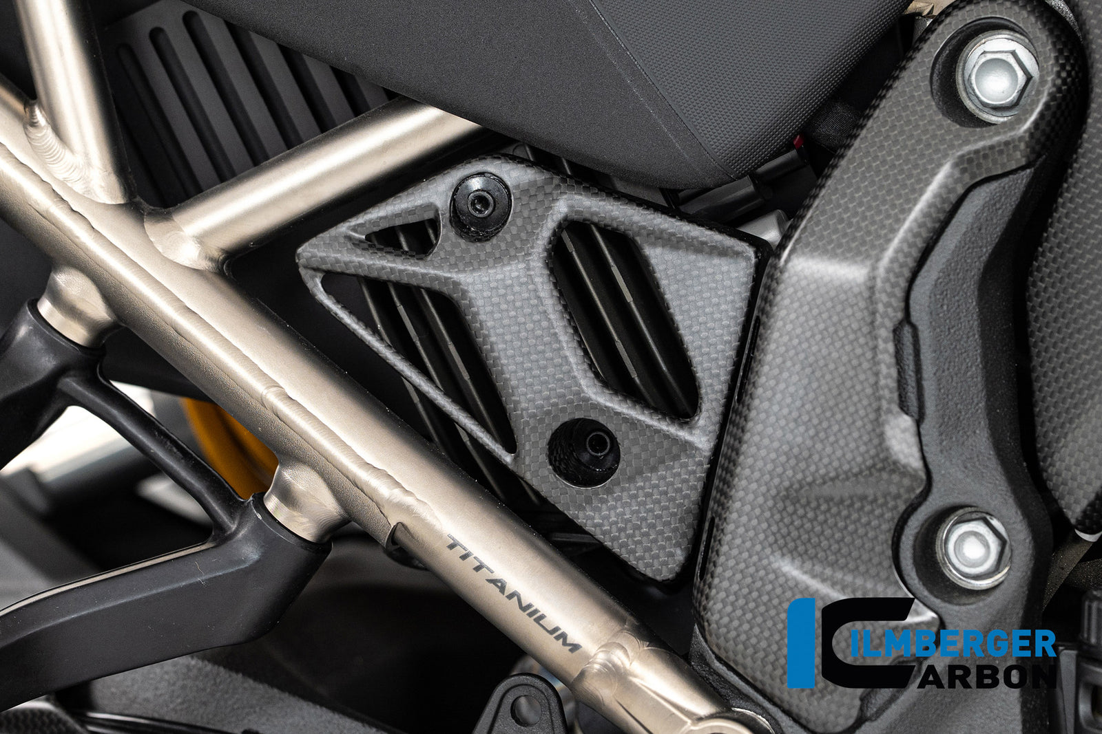 Ilmberger Carbon Frame Triangle Cover Right Carbon Matte Ducati Multistrada V4 2025