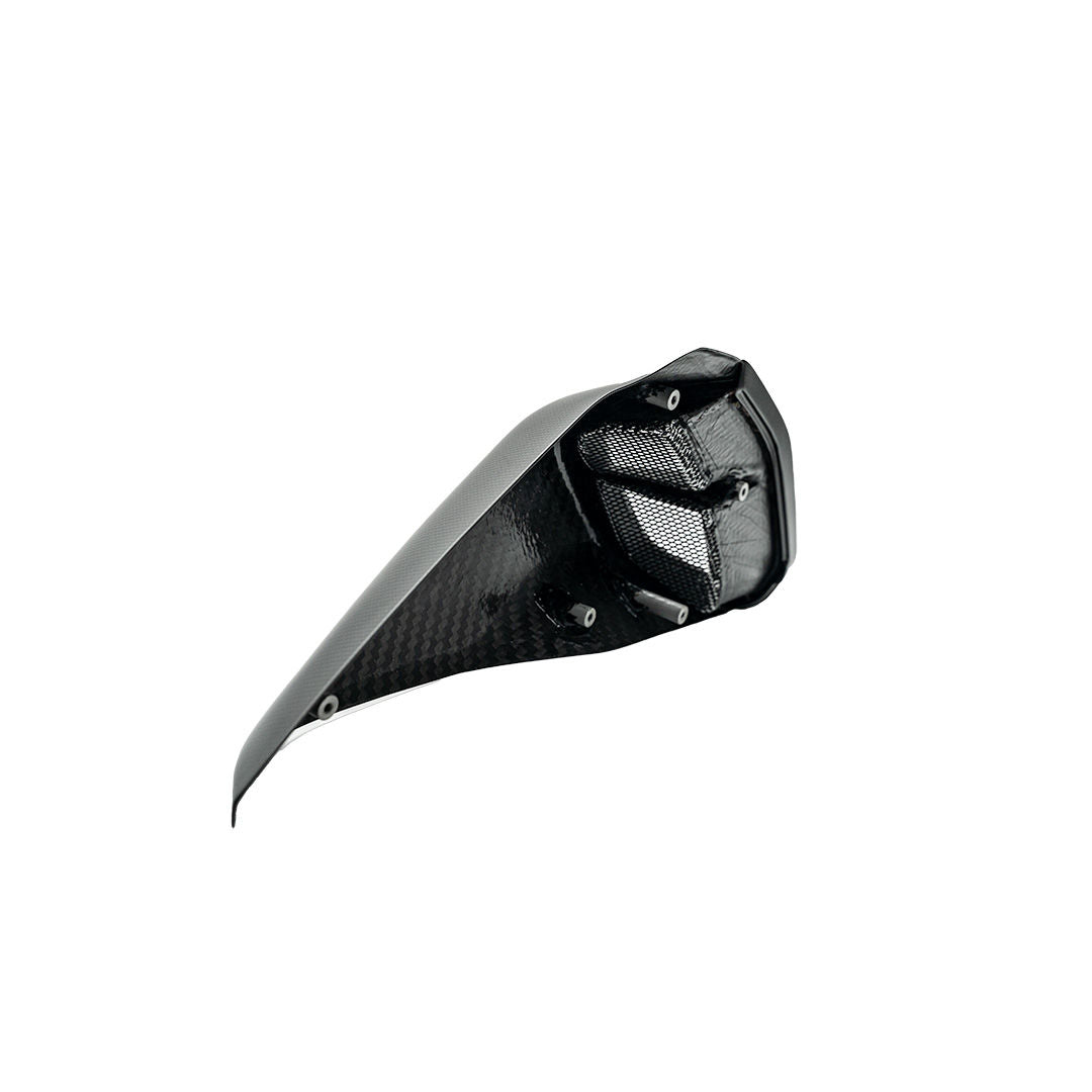 Ilmberger Carbon Fiber Satin Air Intake Set with Mesh for Ducati Diavel V4