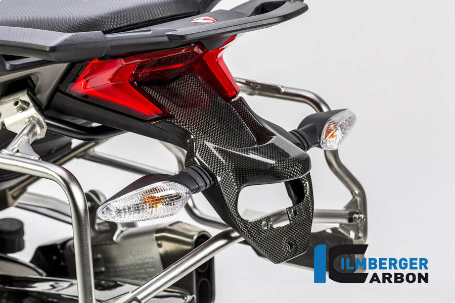Ilmberger Carbon License Plate Holder Surface Ducati MTS 1200 2015 - Gloss
