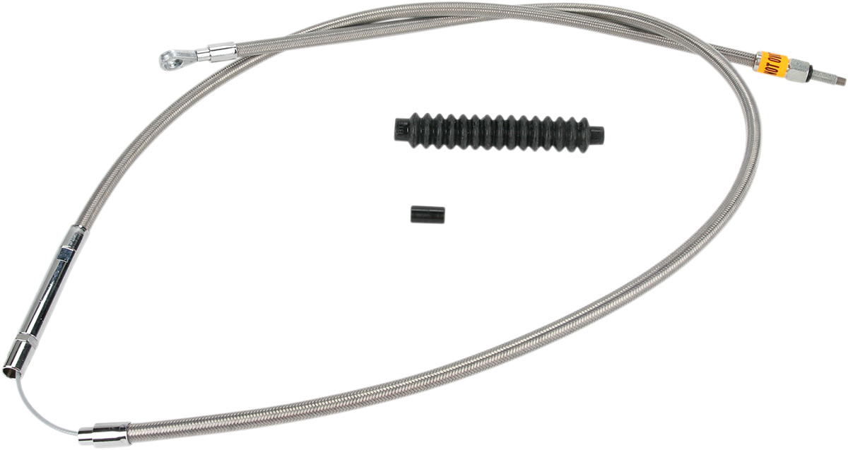 Barnett High-Efficiency Stainless Steel Clutch Cable For Harley-Davidson - +6" - '86-'11 Sportster