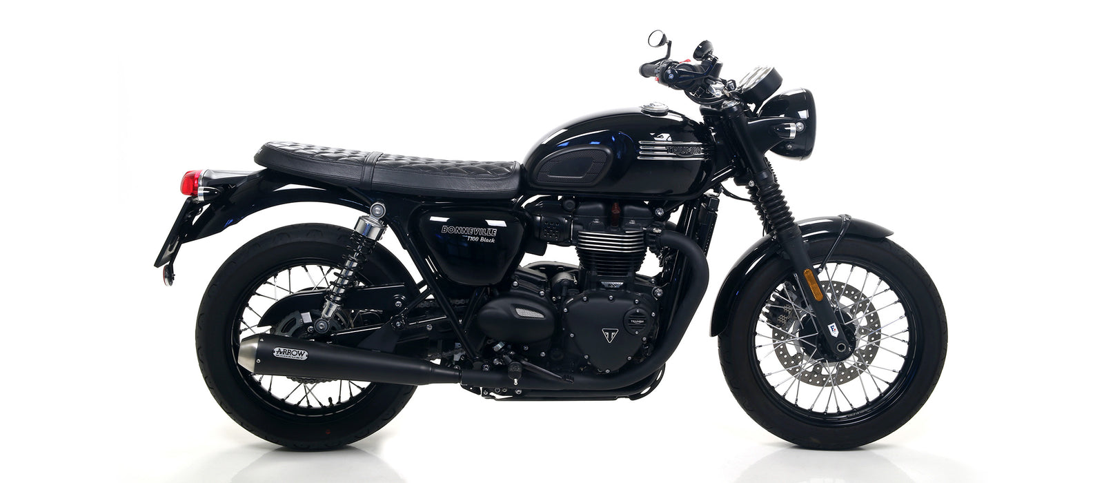 Arrow 71853PRN Nichrom Dark Pro-Racing Slip Ons (Right & Left)