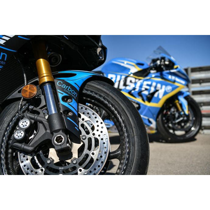 Thyssenkrupp Braided Carbon Fiber Wheel Set for Yamaha R1 R1M R1S