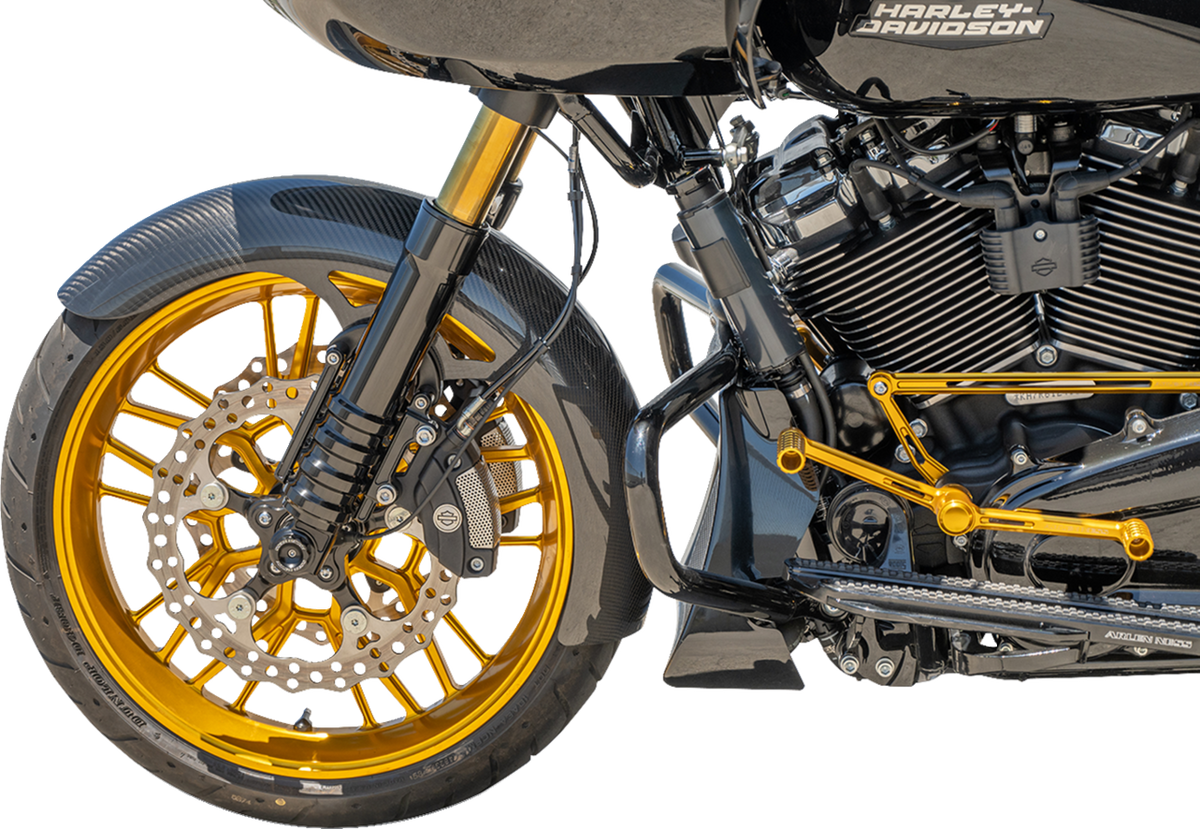 Arlen NESS Carbon Fiber Front Fender - Wrapper - 19" - FLT '99-'13