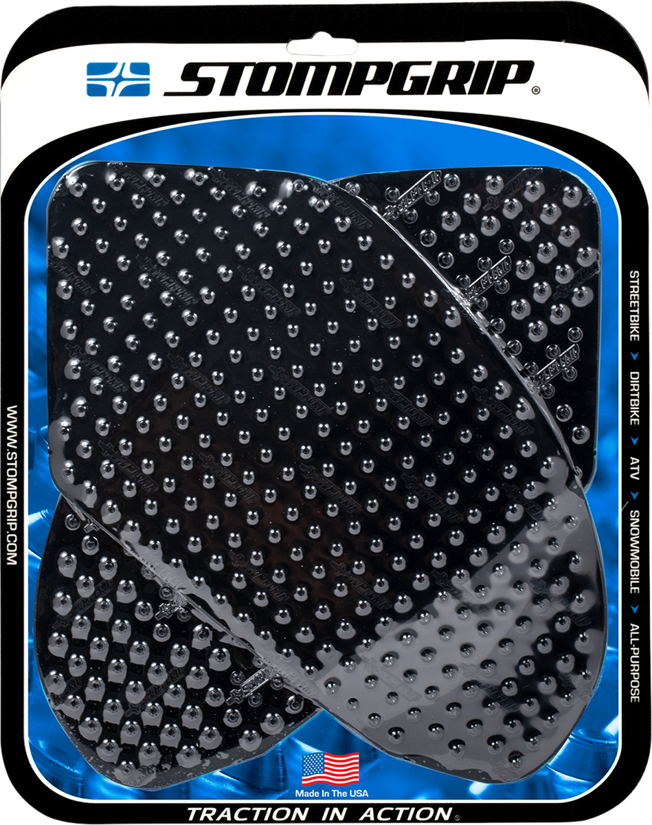 StompGrip Tank Grips - Volcano - Black - Honda - CBR/VF '00-'13