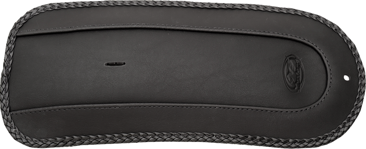 Mustang Fender Bib - Smooth - Black - HD Dyna '91-'05