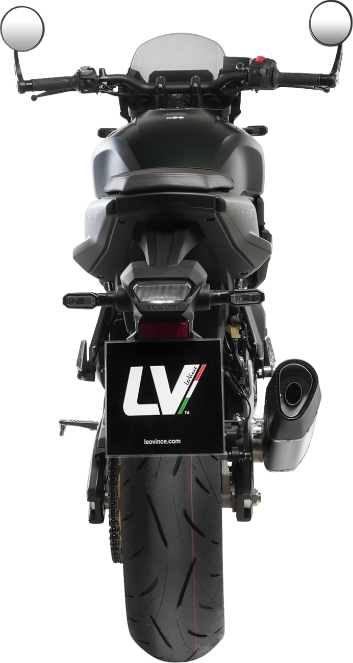 LeoVince 2-Into-1 LV-14 R Exhaust System - Natural / Titanium / 10.71 lb