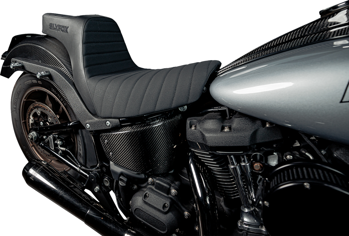 Slyfox High Noon Seat - Vinyl - Classic Stitch - Black Logo - FL/FX '18-'24