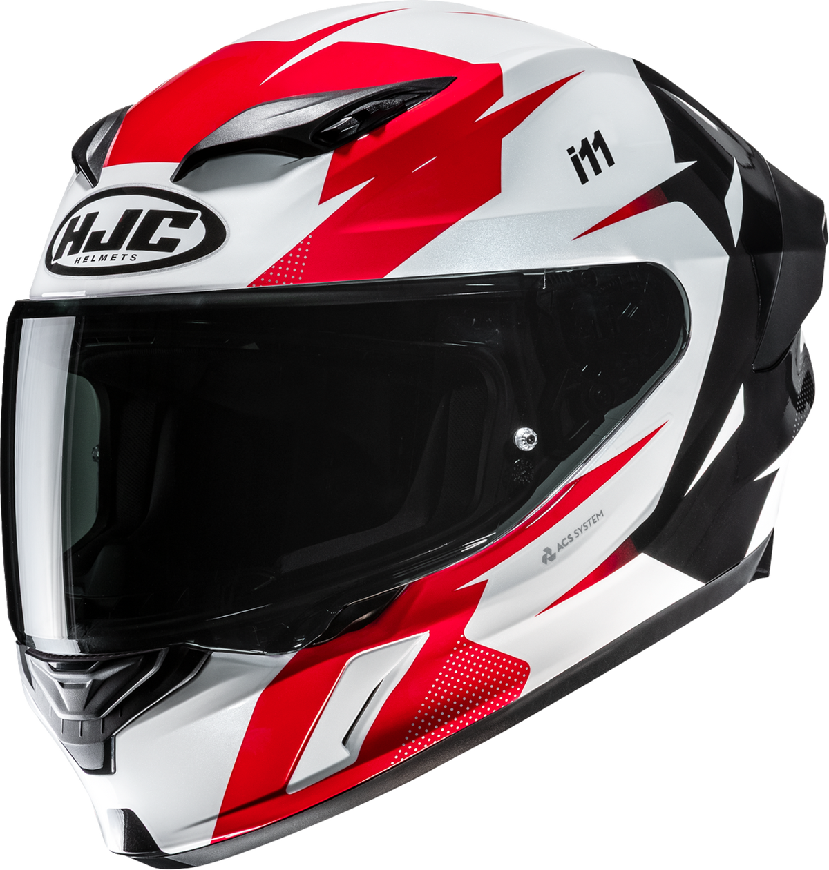 HJC I11 Plus Instant Helmet - Black / MC1 / Red / White / 3XL