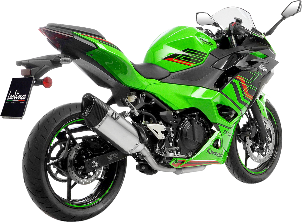 LeoVince LV-14 Slip-On Muffler - Titanium - Yamaha Tenere 700