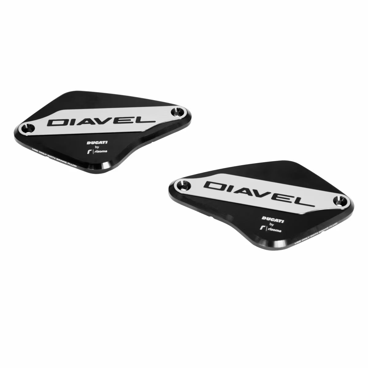 Ducati Performance Covers For Brake And Clutch Fluid Reservoirs