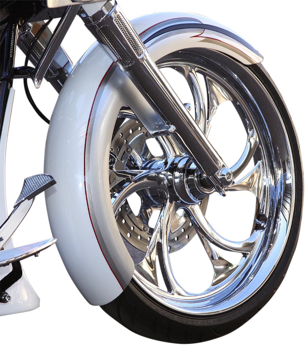 Paul Yaffe Bagger Nation Thicky Front Fender - 21" Wheel - With Satin Spacers - HD - Touring/Trike