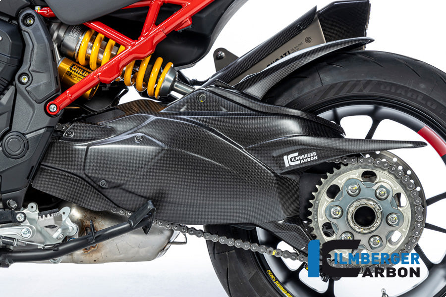 Ilmberger Carbon Swingarm Cover With Chainguard Matt MTS/PP/RS