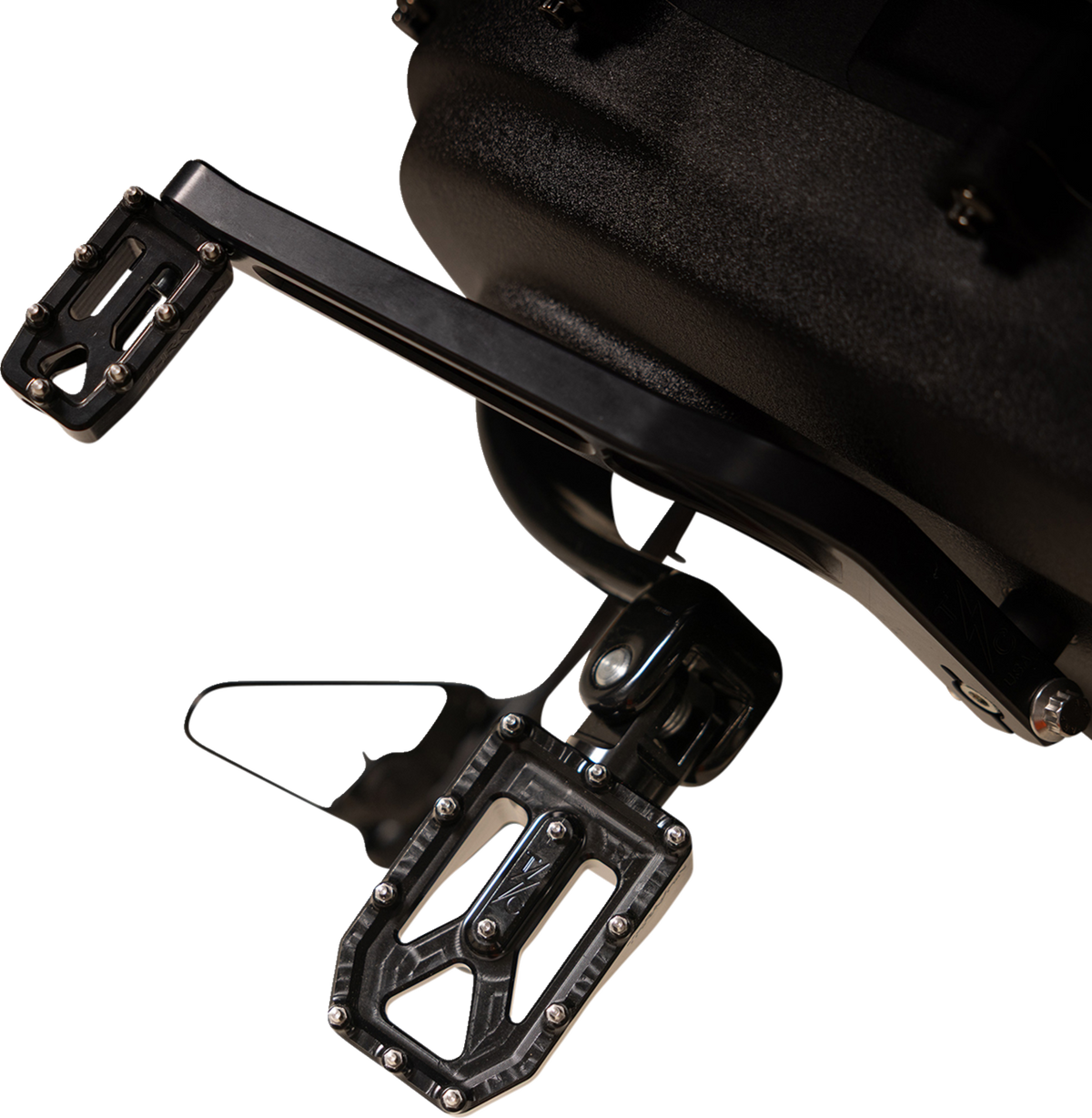 Thrashin Supply CO. Aggressor Foot Pegs - Rear - Black - HD '72-'25