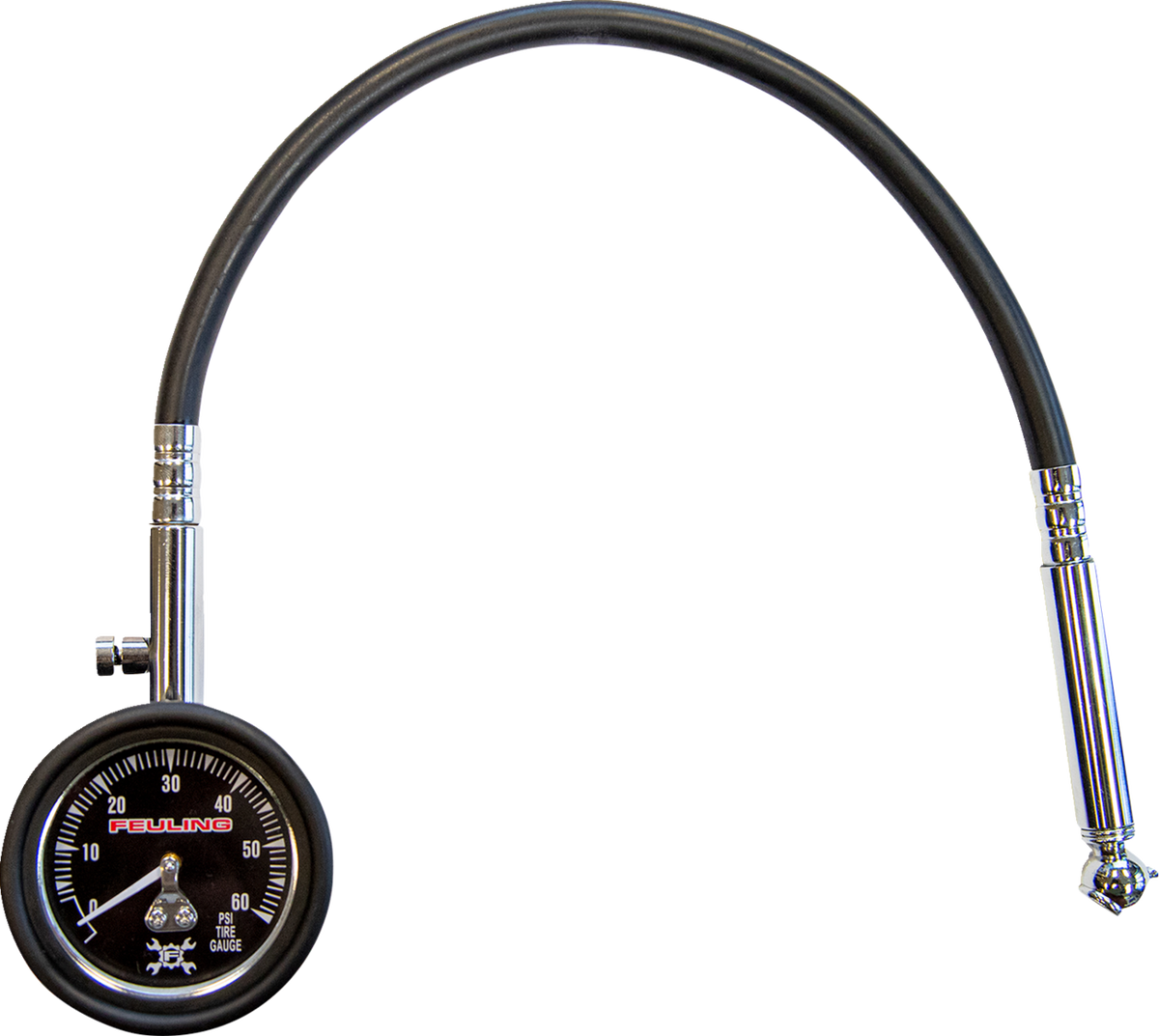 Feuling Parts Gauge - Tire Pressure - 0-60 Psi