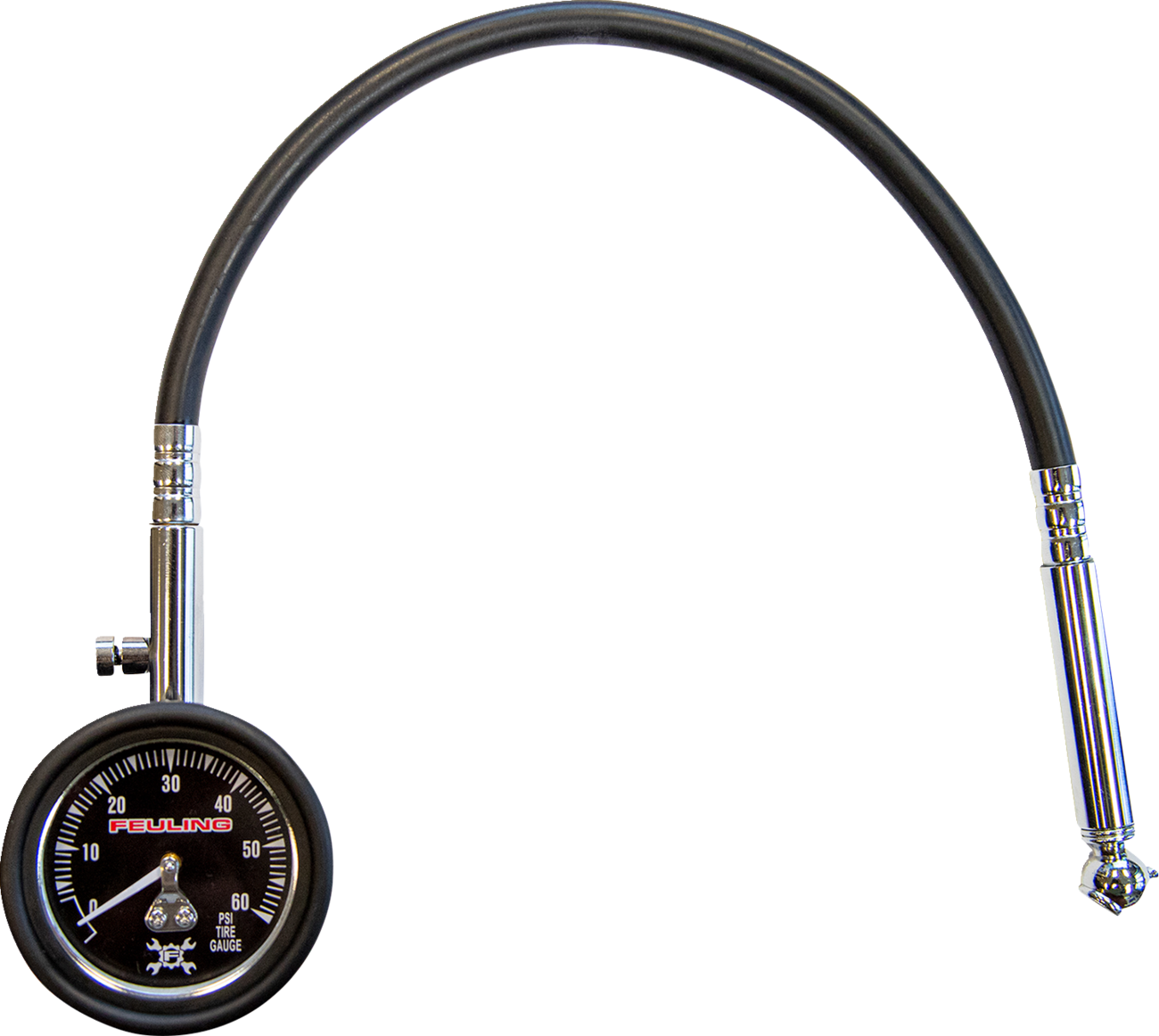 Feuling Parts Gauge - Tire Pressure - 0-60 Psi
