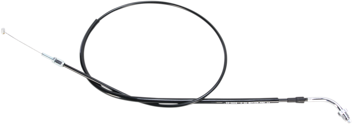 Motion Pro Black Vinyl Throttle Cable - Push - +12" - '01-'07 VT750DC